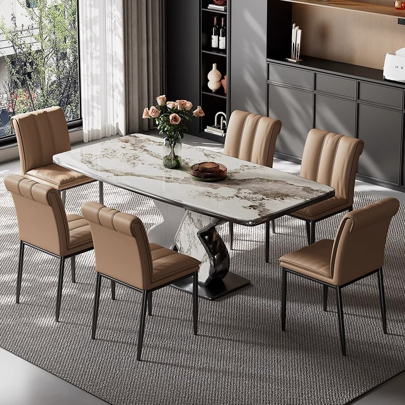 Silla de comedor de lujo ligera italiana silla de comedor de diseño silla de comedor simple silla de hotel silla al por mayor en stock