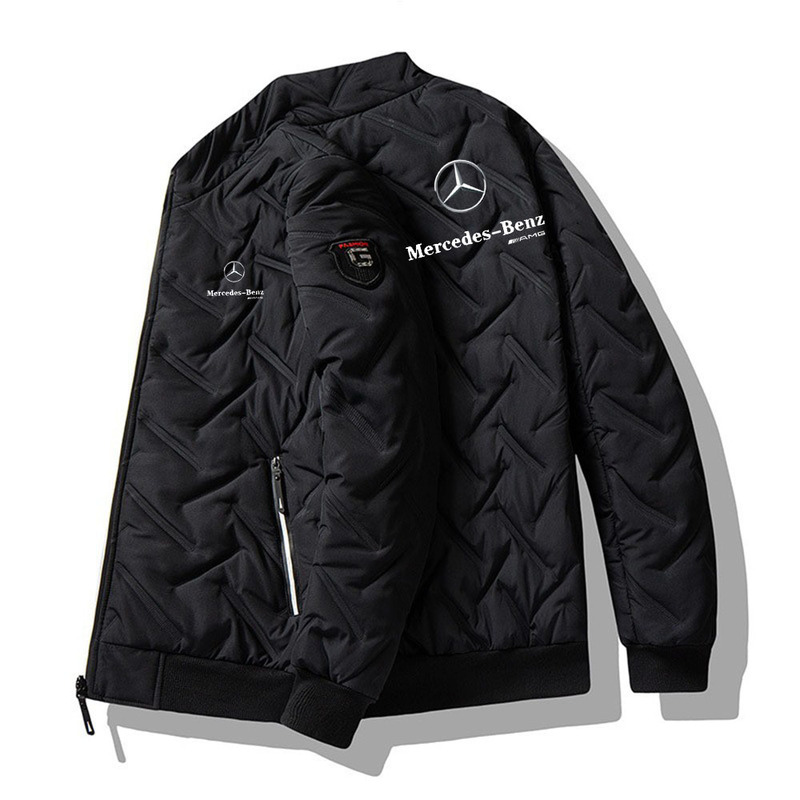 Men's Winter Down Jacket Trendy Brand Vertical Collar Cotton-padded Coat Cross-border Casual Thickened Warm Cotton-padded Coat Korean-style Short Cotton-padded Coat