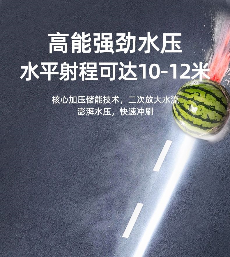 Imported High-Power Brushless Motor, High-Pressure Wireless Car Washing Machine, Car Washing Water Gun, Rechargeable for Spraying and Watering