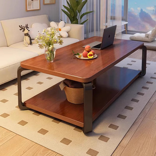 Medieval Style Coffee Table Living Room Household Small Apartment Table Simple Rental House Simple Office New Coffee Table Table