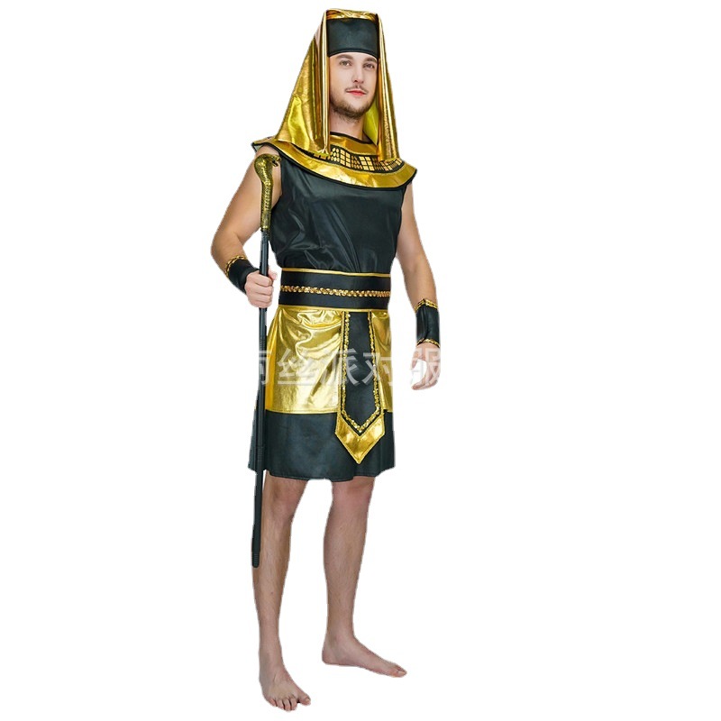 Halloween Faraón traje de fiesta ropa traje de la etapa traje de la mascarada traje de cosplay image 5