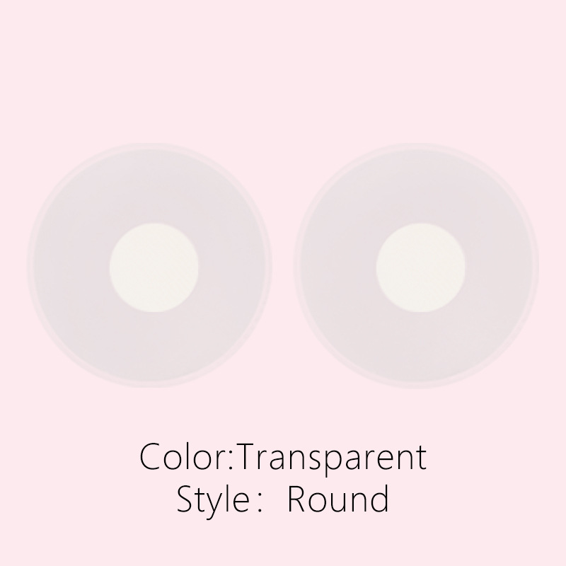 6.5CM 투명 원형(단조 천으로 붙여넣기)
