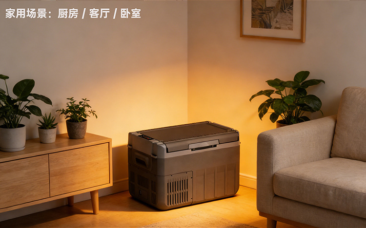 Qixuan Large-Capacity Rv Truck Outdoor Camping Compressor Car Refrigerator Cooler Small Freezer Box for Home Use