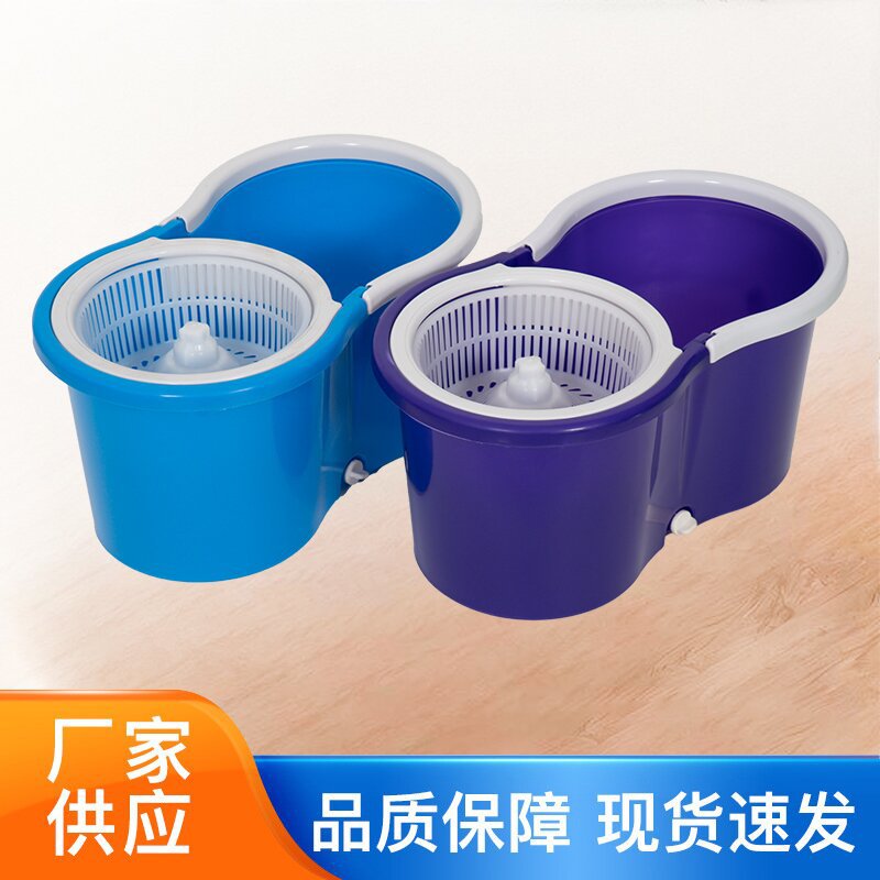 Nuevo trapeador giratorio 2025 cubo de doble accionamiento en forma de 8 trapeador doméstico sin lavado a mano