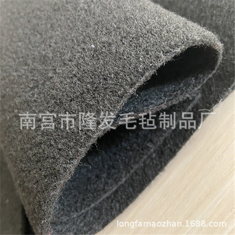 针刺起绒无纺布 汽车业起绒不织布 非织造布 拉绒毛毡单面拉毛布