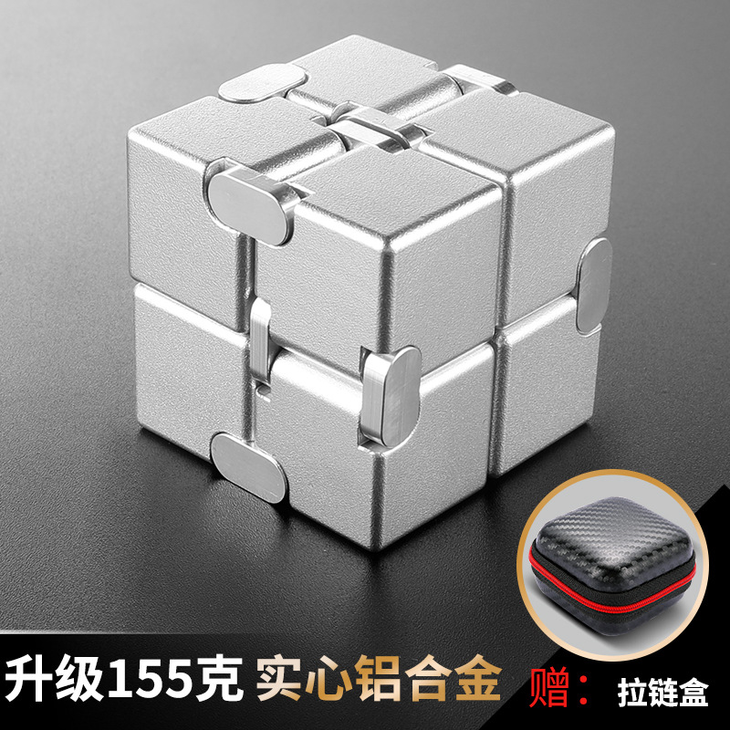 Diversión Rubik 's curious gadget negro tecnología creativa avanzada aburrido juguete descompressivo llavero descompressivo