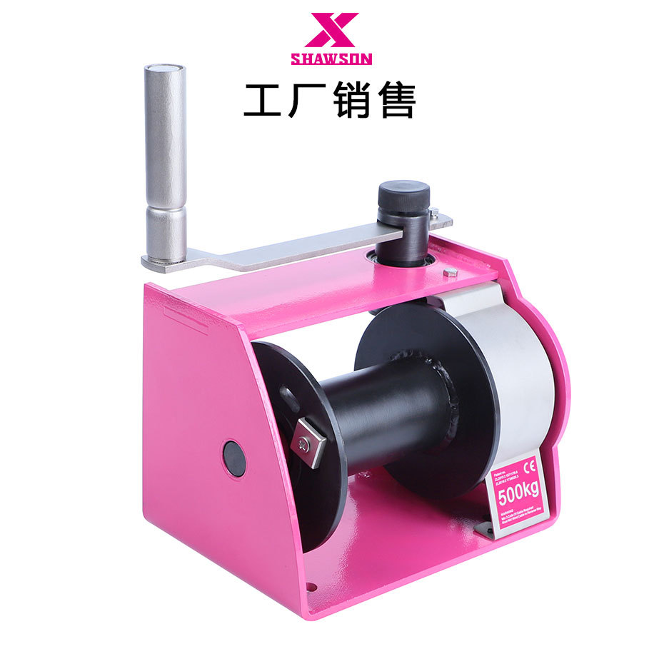 厂家销售肖森牌蜗轮蜗杆手摇绞盘XS-A型自锁500kg手摇式