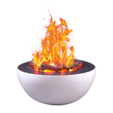 Круглая распыленная атомированная камин