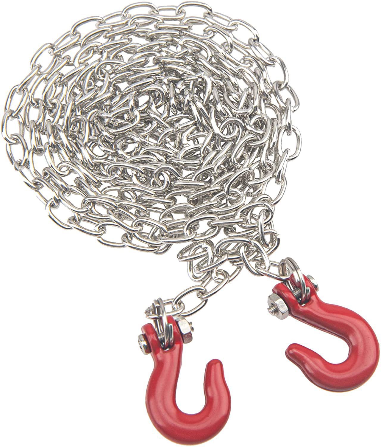 RC modelo coche universal simulación humor metal piezas decorativas rescate gancho cadena gancho cuerda gancho cabrestante gancho remolque