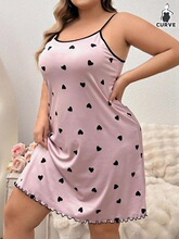 G 91511 Cat Print Camisole Nightgown è��ӡ��˯ȹ