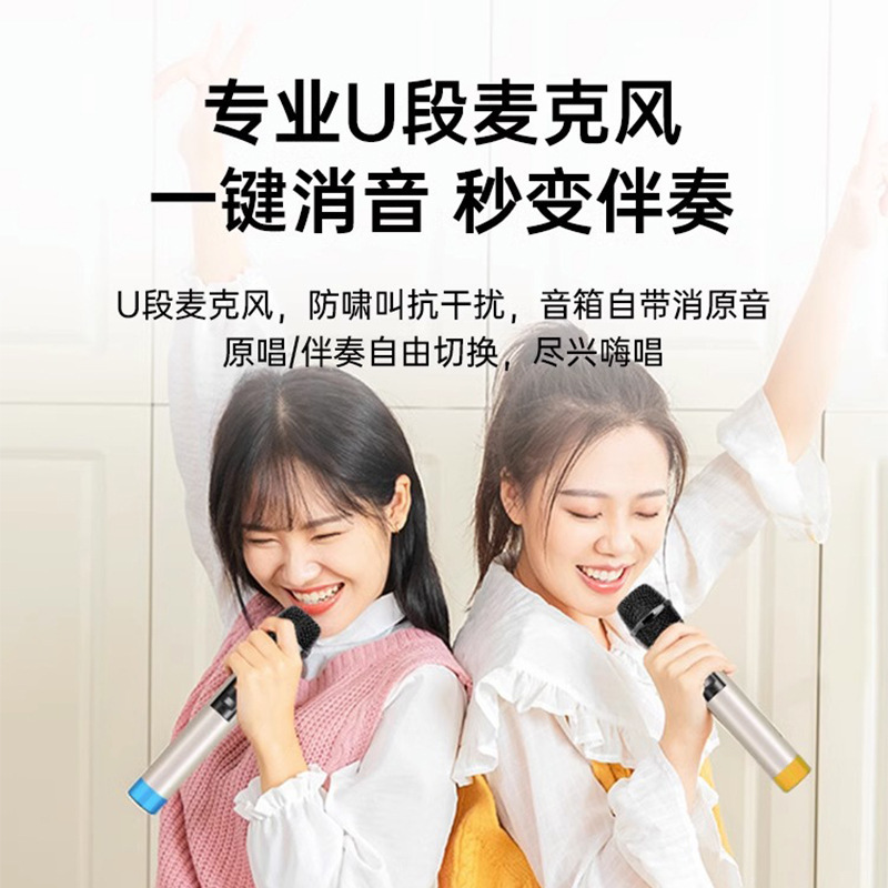 索爱广场舞音响户外家用唱歌跳舞演出K歌拉杆音箱无线蓝牙带话筒|undefined
