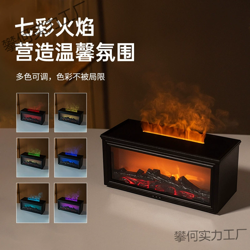 Table ultrasonic aroma diffuser, perfumed humidifier, lights, European style, remote control