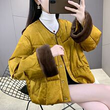 国风羽绒服2025冬季新款中式时尚洋气短款小个子妈妈女装上衣外套