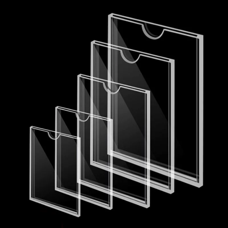 Folder for business cards, acrylic stand, box, storage system