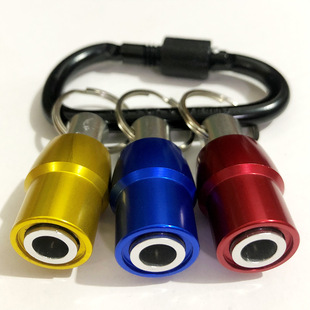 Key chain smooth face sleeve head color connecting rod 1/4 "batch head quick-off conversion extension rod