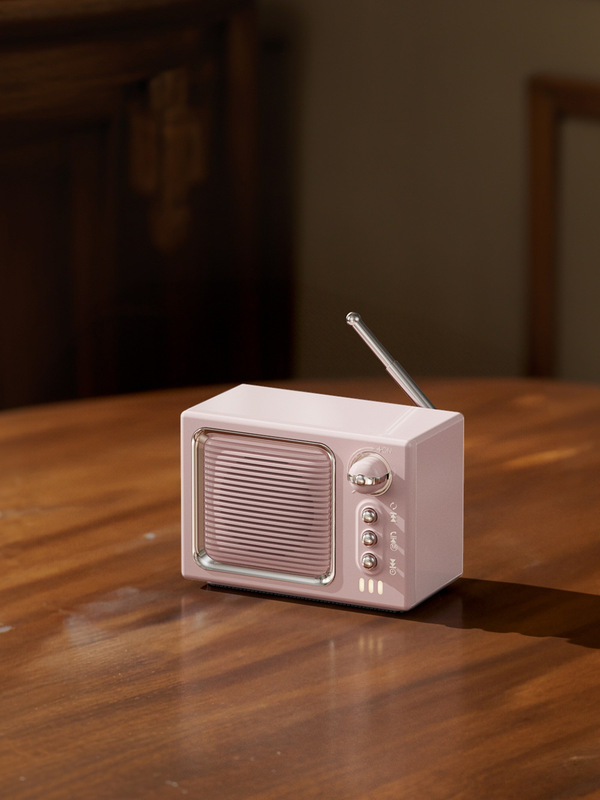 新型ホワイトノイズbluetooth音響高級レトロ小テレビ睡眠bluetoothスピーカープレゼントラジオ音響|undefined