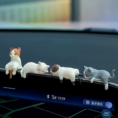 Cute Mini Beaver Car Car ornaments - sleepy-cat-four-pack