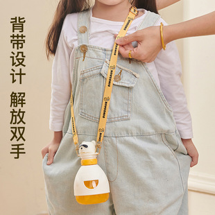 Mini plastic water Cup tritan kettle baby anti-choke drinking cup universal bottle cap conversion head drinking artifact