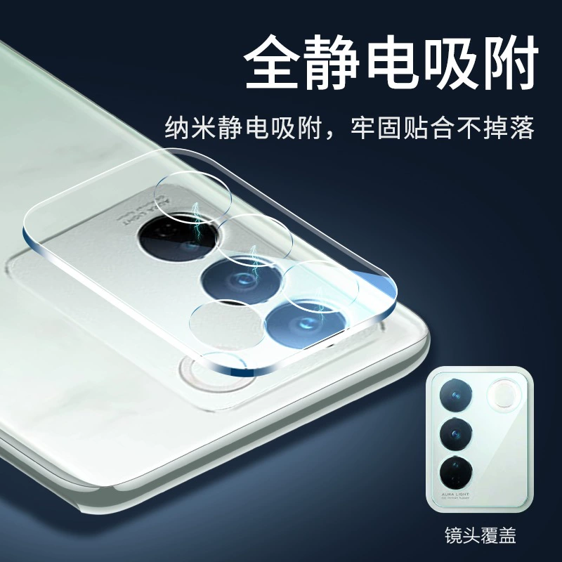 Линза совместимая Xiaomi, стеклянная защитная CCTV камера, 3D