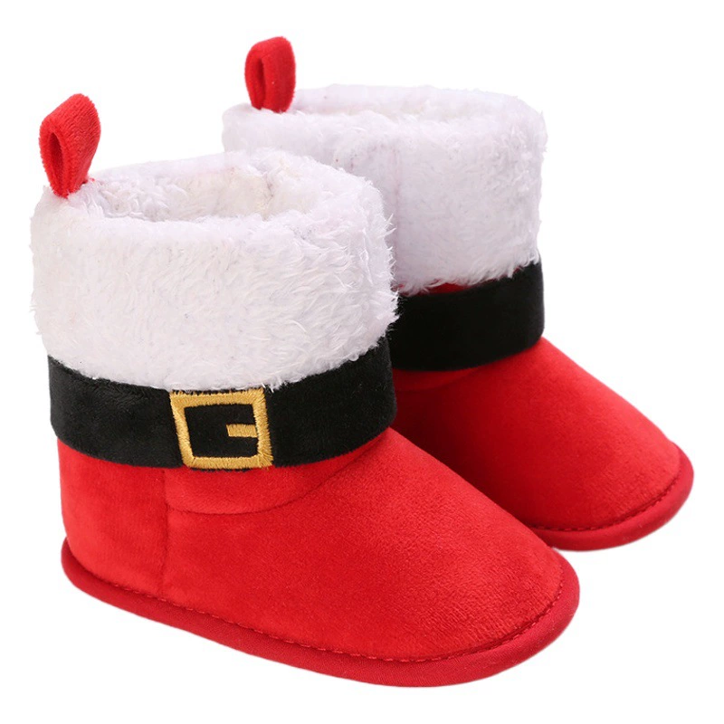 Детские зимние утолщенные теплые зимние сапоги на флисовой подкладке для детей 0-1 года