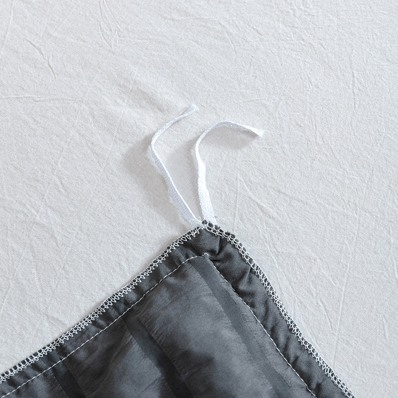 Copripiumino in tessuto per la casa, semplice, tinta unita, in schiuma a bolle, tre set_voghion.com