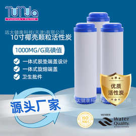 10寸颗粒碳滤芯家用净水器滤芯椰壳活性炭UDF通用颗粒碳滤芯