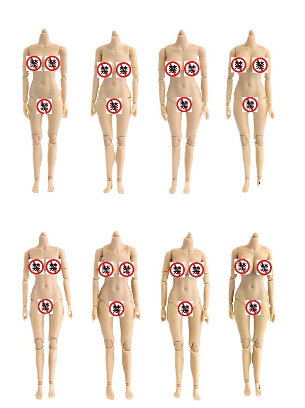 HENG TOYS 1/12 female soldier semi-encapsulated joint movable female body height 12.5cm spot