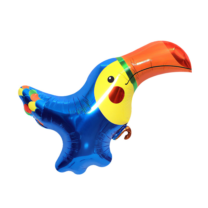 Decoración de fiesta arreglo globo fiesta de cumpleaños decoración globo circo animal forma de dibujos animados película de aluminio globo