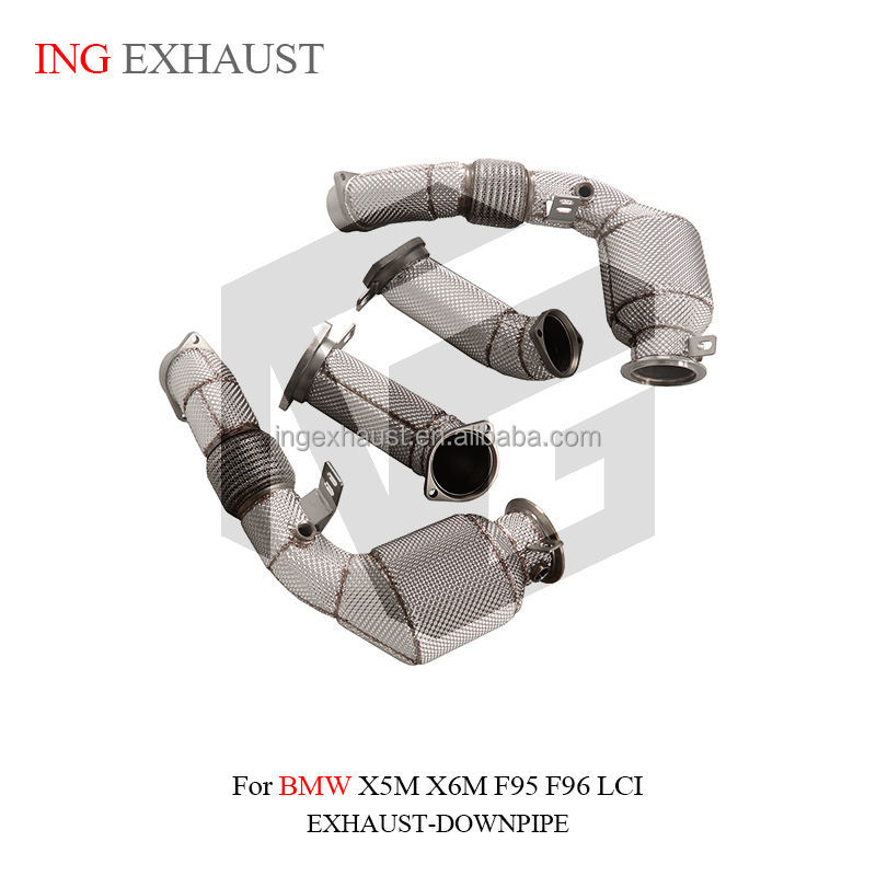 Suitable for BMW X5M X6M F95 F96 LCI titanium alloy exhaust system