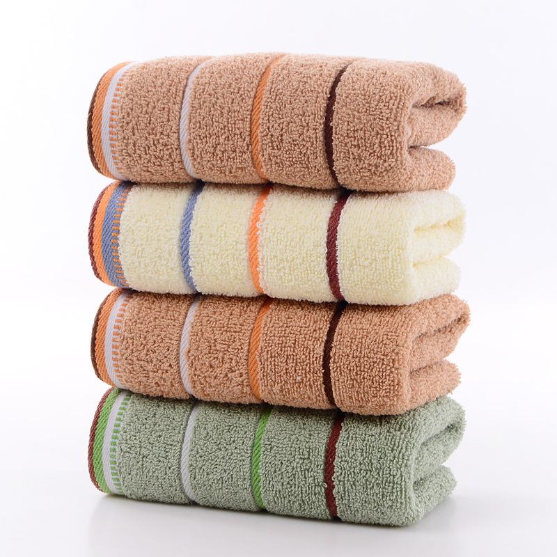 Spot wholesale solid color thick adult cotton towel absorbent soft couple face towel unit gift can be printed LOGO Spot wholesale solid color thick adult cotton towel absorbent soft couple face towel unit gift can be printed LOGO