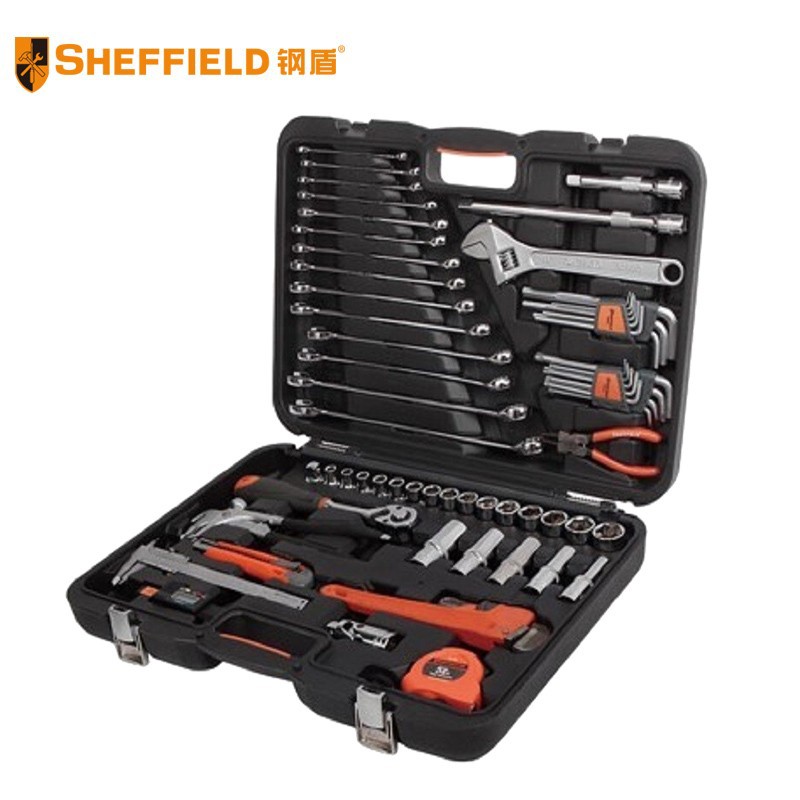 钢盾S110002 65件套轮胎维修组套汽修通用组套五金工具套装