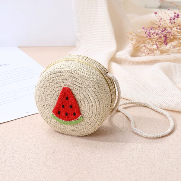 Beige watermelon bun
