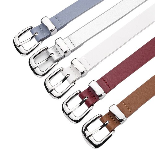Women's High-Grade Style Simple Decorative Clothing Belt Versatile Student Youth Four Seasons Multi-Color Women's Belt Wholesale