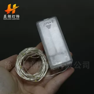 LED小灯串5号电池盒户外装饰灯串铜线灯节日氛围感布置满天星灯串