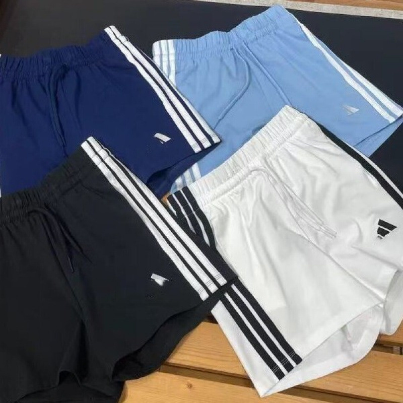 Clover Sports Shorts Unisex Summer Running Fitness Breathable Classic Three-Stripe Casual Pants Trendy