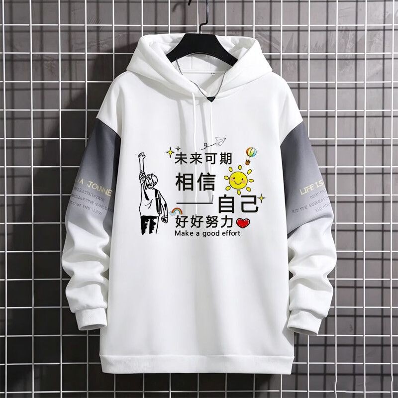 2026 new lightweight men's sweatshirt, trendy pullover style, Korean-style loose-fit oversized sweatshirt jacket for teenagers 2026 new lightweight men's sweatshirt, trendy pullover style, Korean-style loose-fit oversized sweatshirt jacket for teenagers