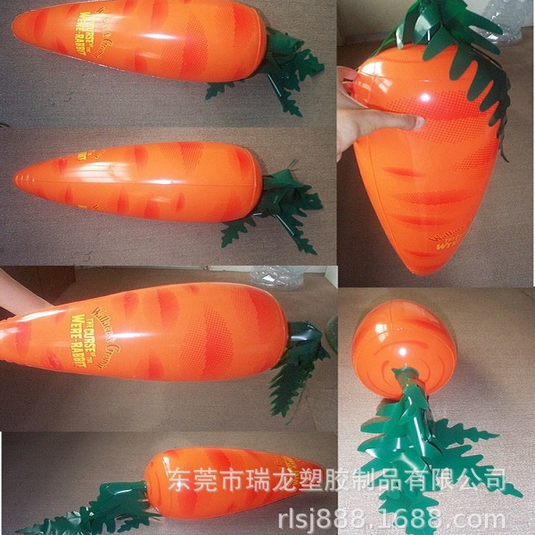 做货pvc充气红萝卜 各类充气蔬菜水果模型 广告模型