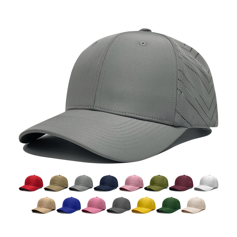 Cross-Border Light Plate Wiring Baseball Cap for Men and Women, Outdoor Peaked Cap, Waterproof and Quick-Drying Peaked Cap with Customized Logo