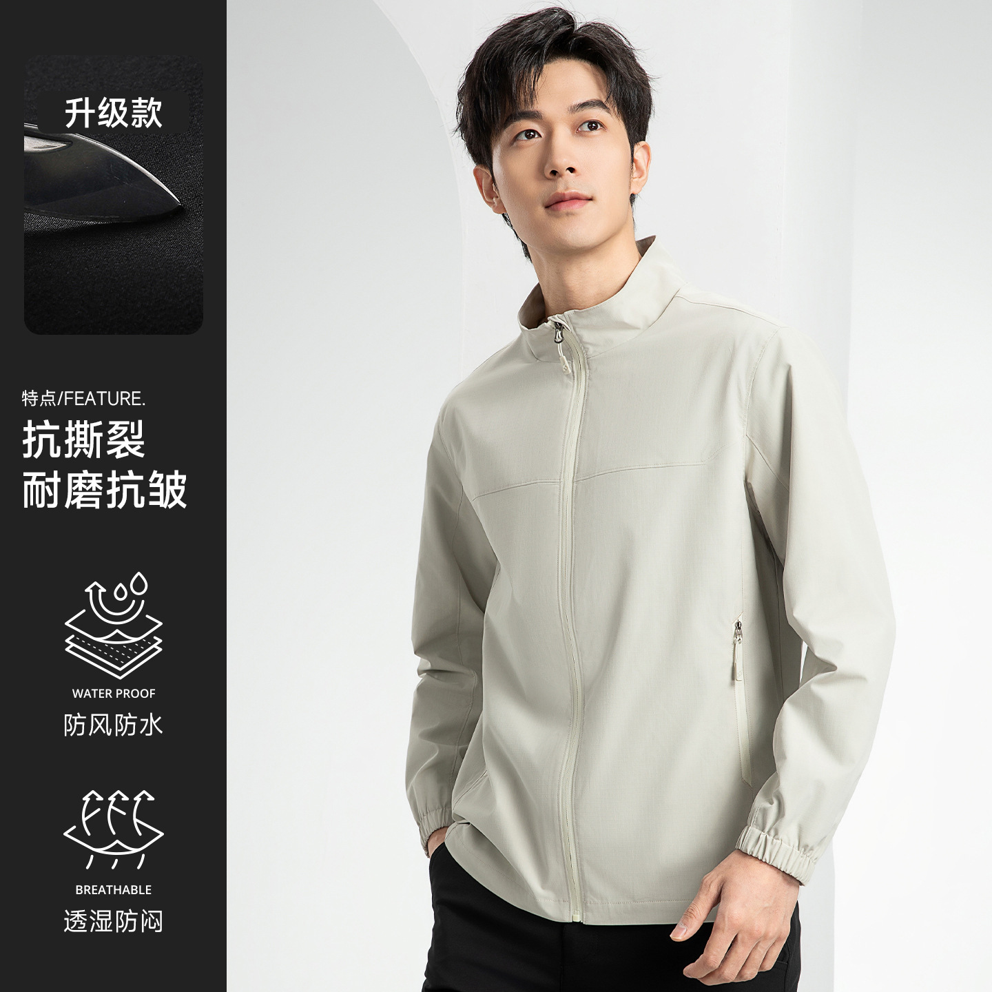 Ropa de trabajo de carga a prueba de viento, ropa de trabajo personalizada, logotipo de impresión, Oficina corporativa, ropa de trabajo del Grupo de empleados, chaqueta personalizada