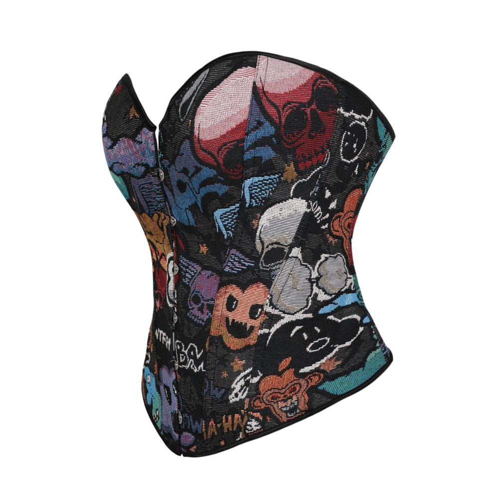 Nuevo Halloween cráneo damas corset Amazon Aliexpress temu suministro transfronterizo