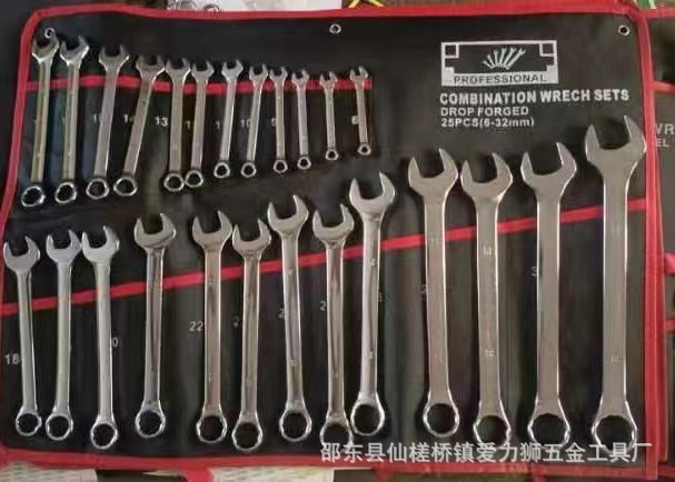 Juego de llaves de espejo de doble propósito al por mayor de fábrica juego completo de llaves abiertas de ciruela herramientas de hardware manuales herramientas de reparación de automóviles image 19