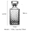 14# bottle checkered pattern (750ml)