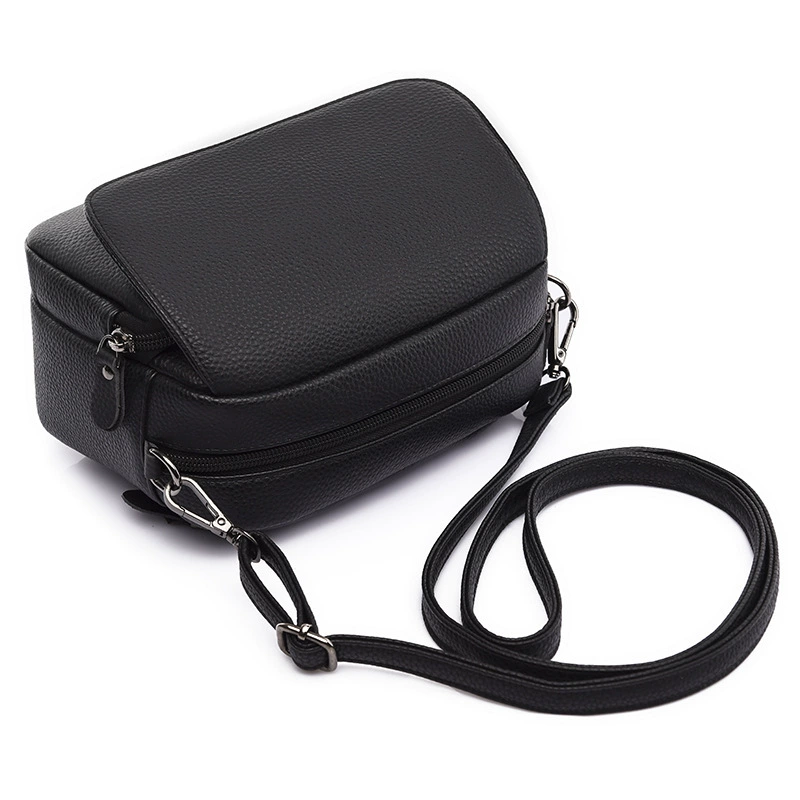 Phone bag, leather one-shoulder bag, for import, genuine leather, high-end, cowhide