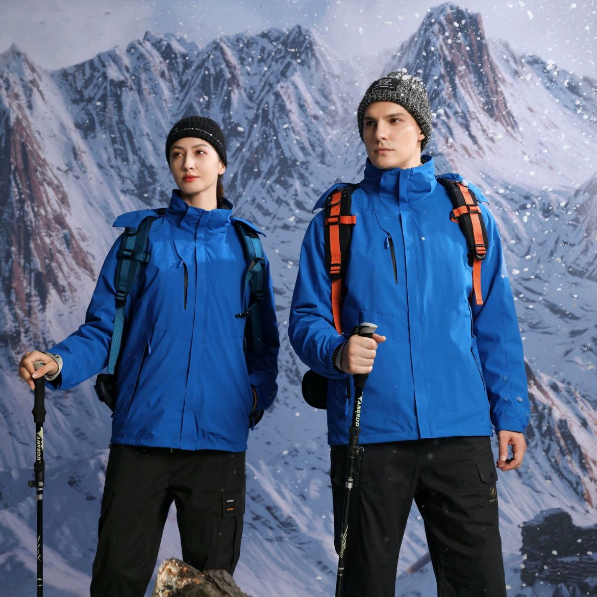 Три в одном штурмовая одежда с фиксированной печатью LOGO Съемная куртка на открытом воздухе ветрозащитный теплый комбинезон осень-зима топ