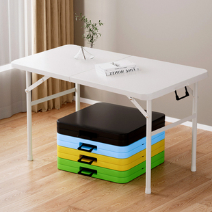 ✅ ✅ Folding Table Household Simple Learning Computer Table Portable Desk Outdoor Night Market Stall Rectangular Small
