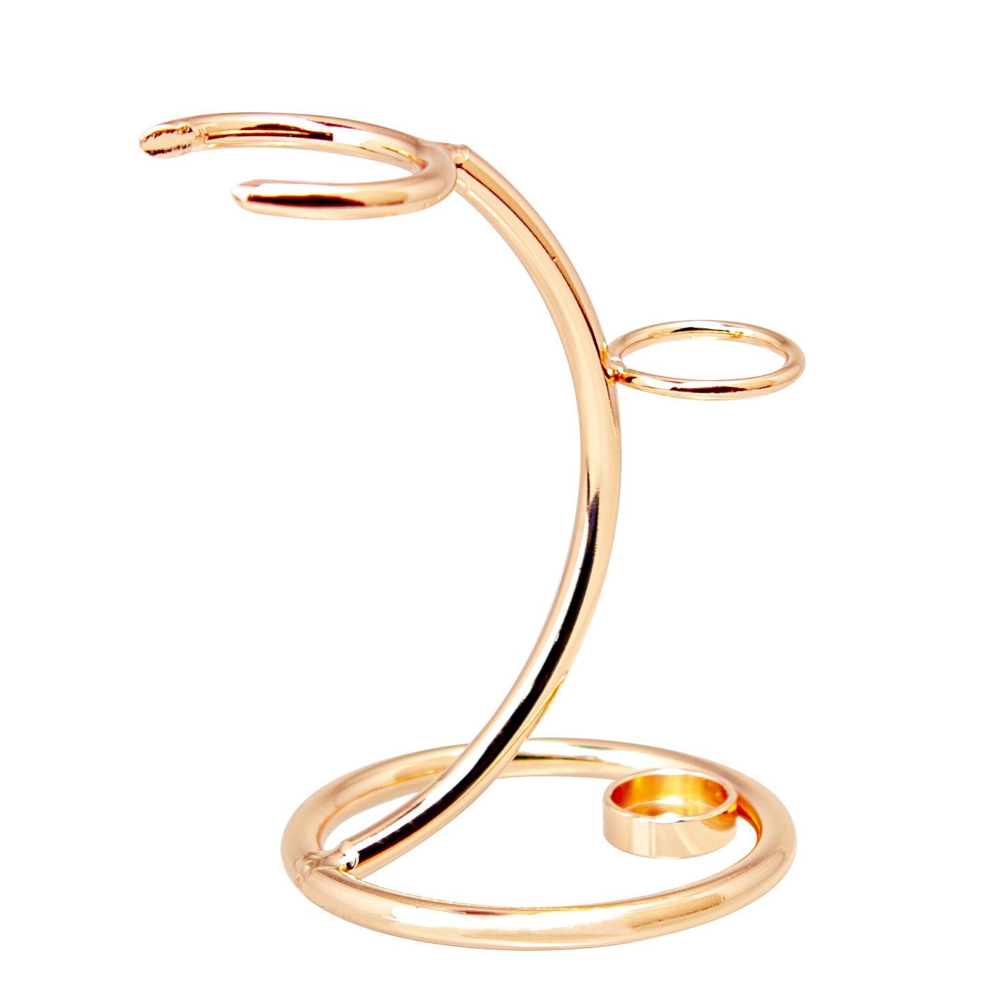 En stock al por mayor de los hombres cepillo de afeitar rack de almacenamiento rack de metal Razor 28mm soporte baño rack