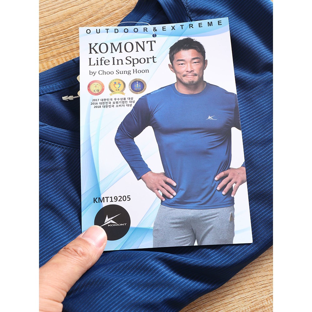 Stormy Body Sense-Han Shan Brick Industry Спортивная быстросохнущая одежда Хвост Одиночный Высокоэластичный дышащий впитывающий пот Фитнес Бег с длинным рукавом