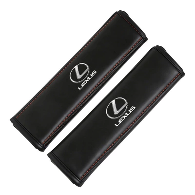 Seat belt shoulder pad | Accessory - double-line-shoulder-pads-lexus