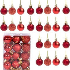 人気のグリッターレッド電気メッキクリスマスボールバレルクリスマスツリーシーンレイアウトクリスマスプラスチック装飾ボールアクセサリー