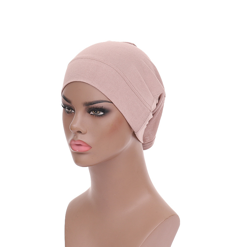 Muslimischer Hut, mehrfarbig, elastische Kappe aus merzerisierter Baumwolle_voghion.com